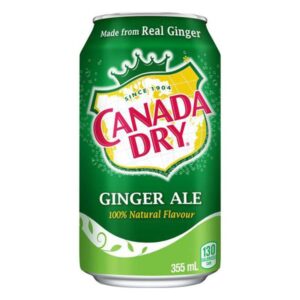 Chilled can of Canada Dry