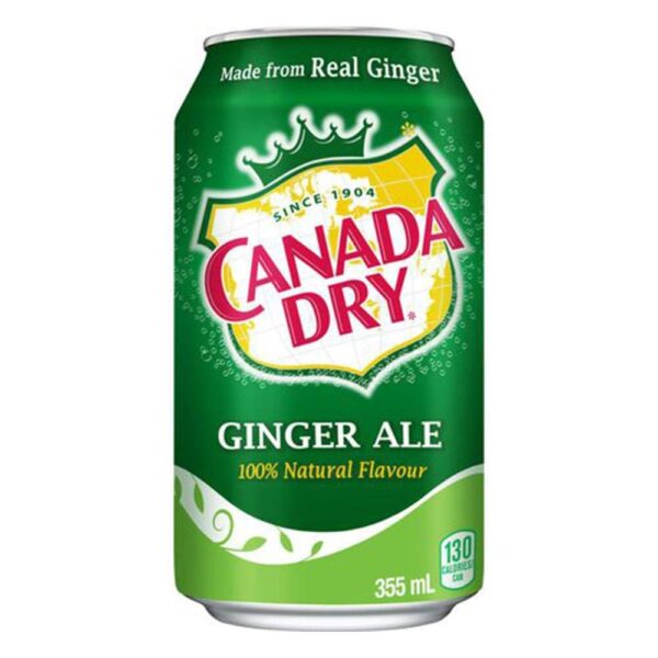Chilled can of Canada Dry