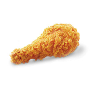 A Crispy fried chicken leg
